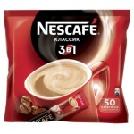 Кофе, Nescafe (Нескафе) 16 г №50 Классик растворимый 3 в 1