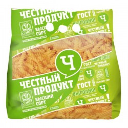 Макаронные изделия, Честный продукт 2 кг Спиралька группа B в/с